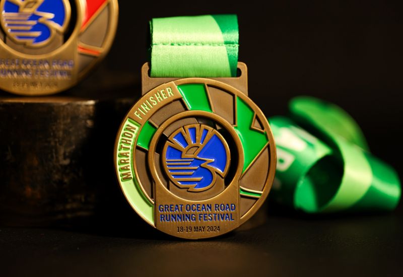 Great Ocean Road Running Festival custom sports medals