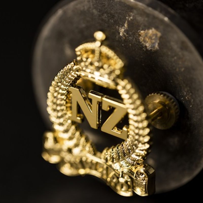 New Zealand defence force hat badge