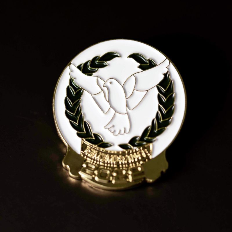 White Dove custom lapel pins