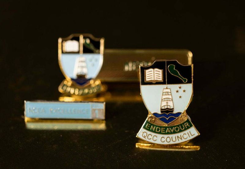 Queen Charlotte College premium school badges