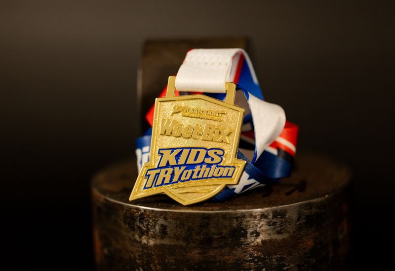 Weet-Bix TRYathlon custom sports medals