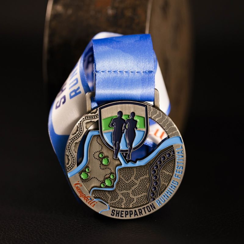 Custom Shepparton Running Festival medal