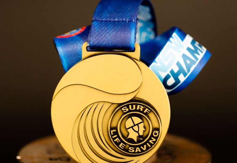 Surf Life Saving Australia custom sports medals