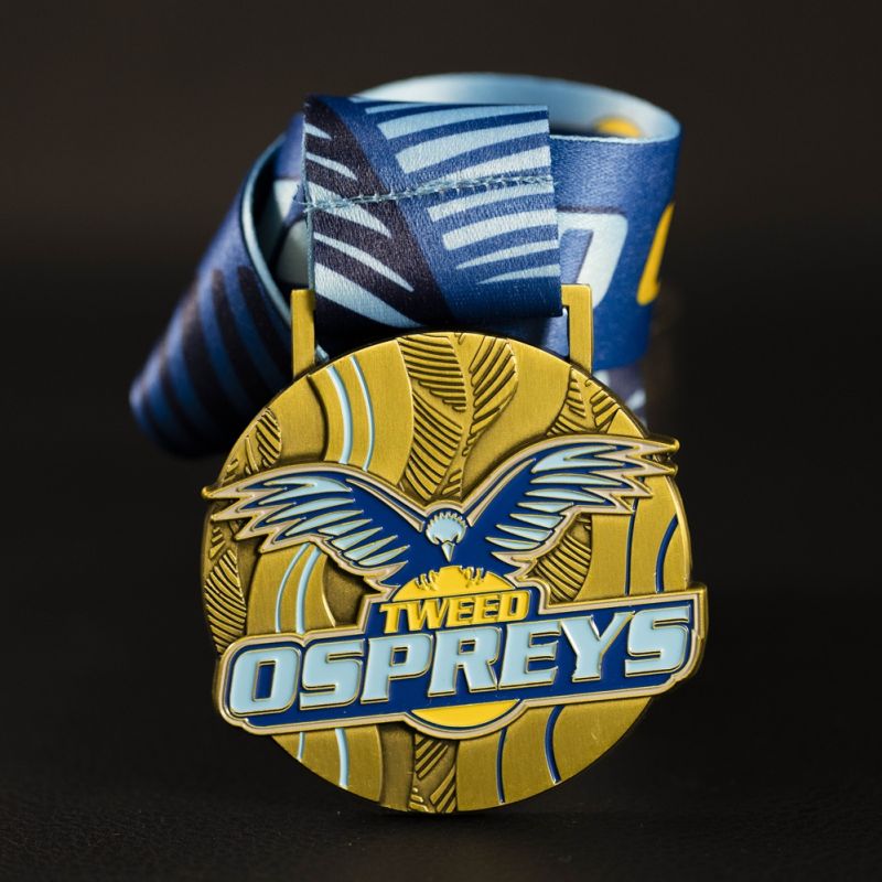 Custom Tweed Ospreys event medals