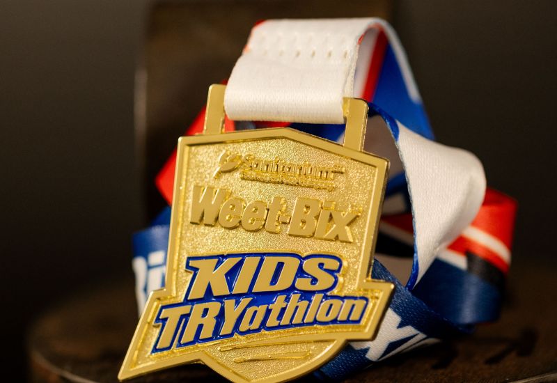 Weet-Bix TRYathlon custom sports medals
