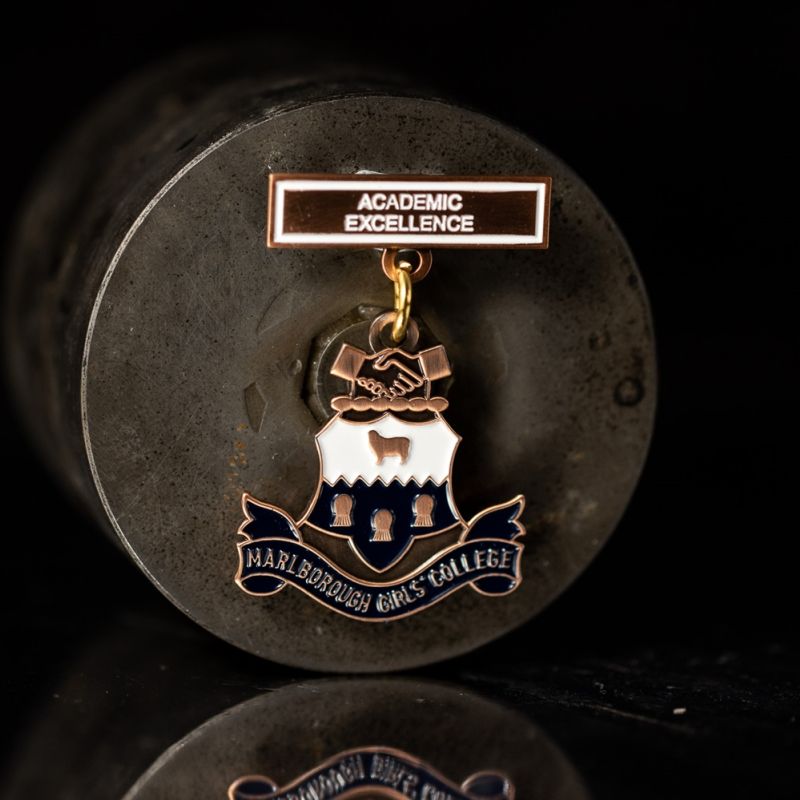 Marlborough Girls' College custom lapel pins