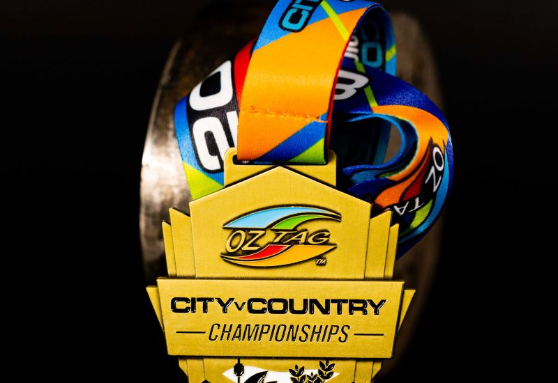 Australian OzTag custom sports medals
